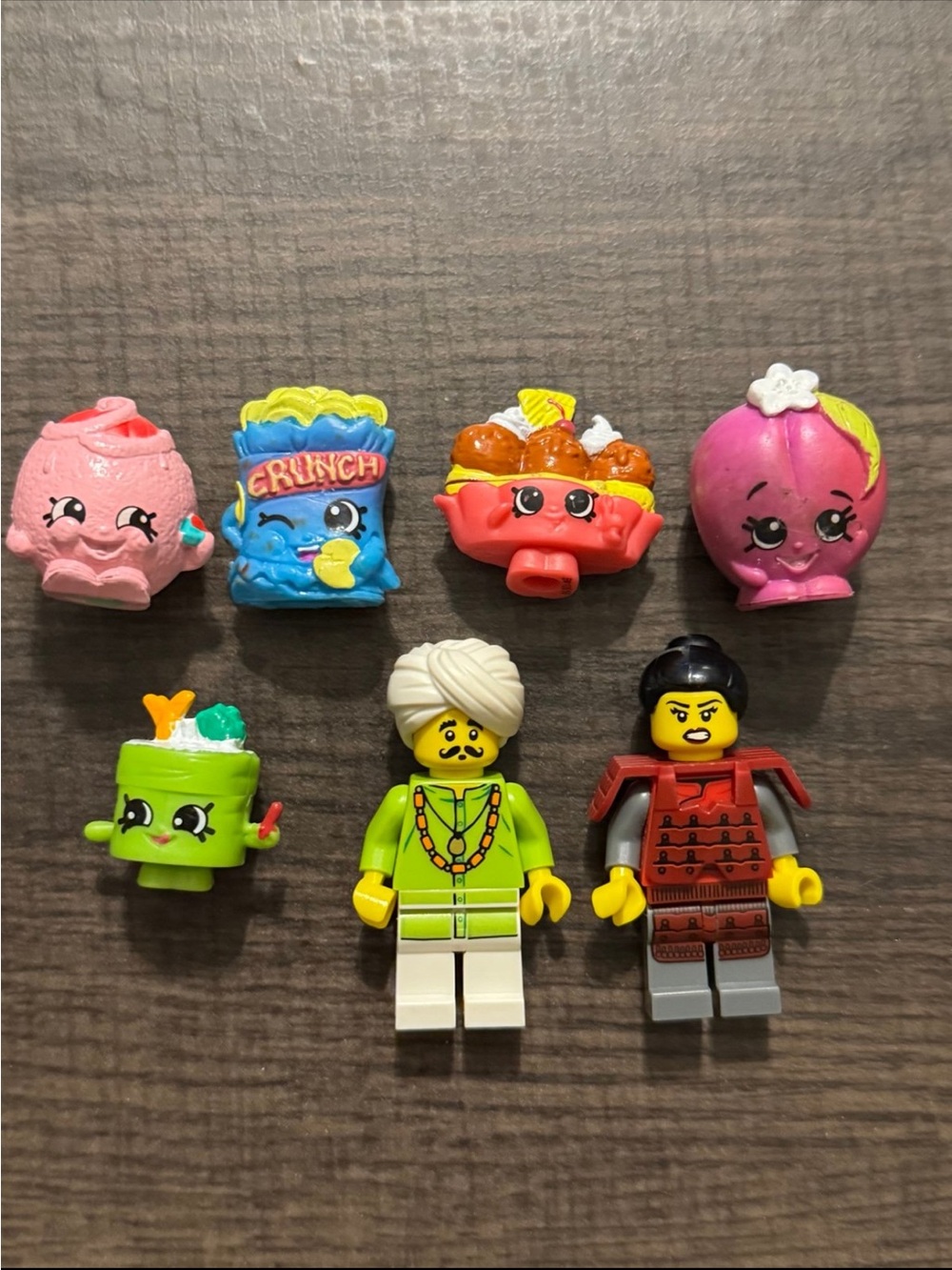 Kids Toy Figures Mix - Pink, Blue, Red, Green Set